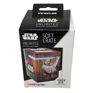 Star Wars Soft Crate Token Box Obi Wan Kenobi Darth Maul Holds 60 Card Deck